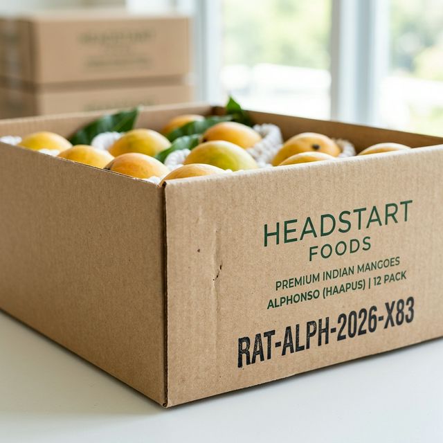 Traceability Box with Batch Code